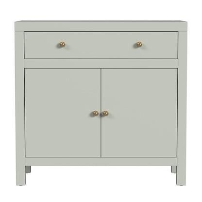 Nora 31 in. W 1 Drawer 2 Door Accent Storage Cabinet, Sage Green