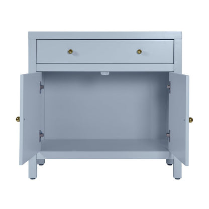 Nora 31 in. W 1 Drawer 2 Door Accent Storage Cabinet, Light Blue