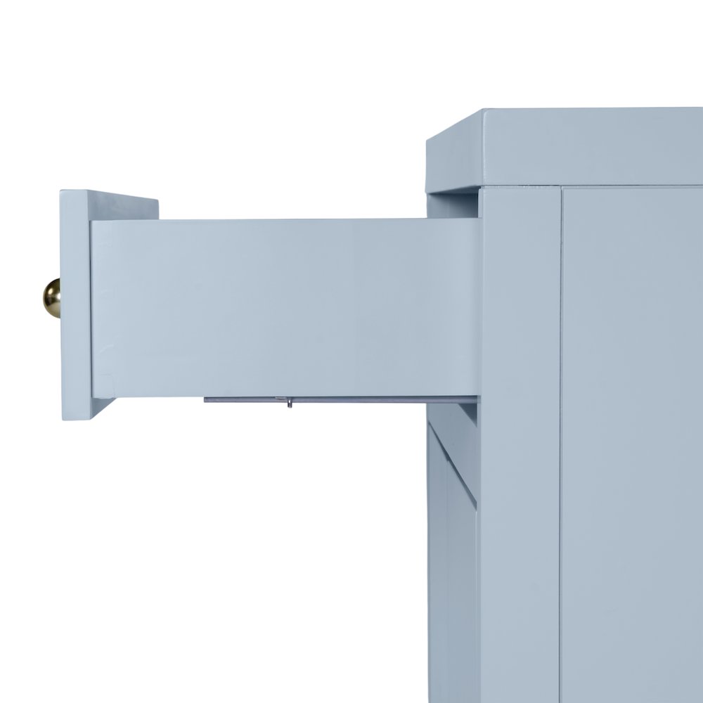 Nora 31 in. W 1 Drawer 2 Door Accent Storage Cabinet, Light Blue