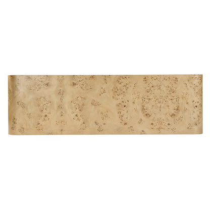 Cora 60.5 in. W Wood Burl 6 Drawer Dresser, Light Brown