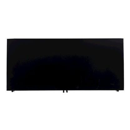 35.5 in. W Iron and Glass Accent Storage Chest with 1 Interior Shelf, Black