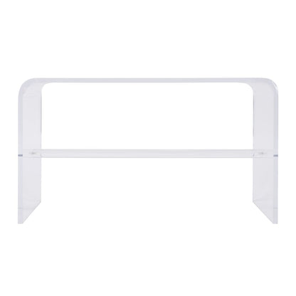 Corsica 32 in. W Rectangular Acrylic Coffee Table, Clear