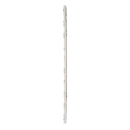 Verona 24 in. W x 36" H Rectangular Bone-Inlay Wall Mirror, Black, White