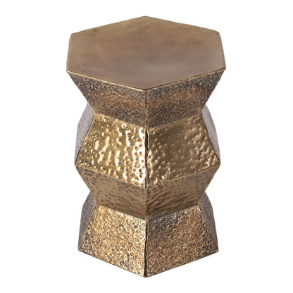 Renzo 16 in. W Stainless Steel Modern End Table, Copper