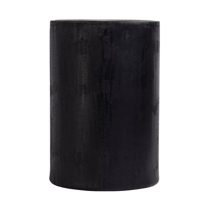Tundra 12 in. W Round Stainless Steel End Table, Bronze