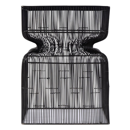 Ivar 14 in. W Square Stainless Steel Modern End Table, Bronze