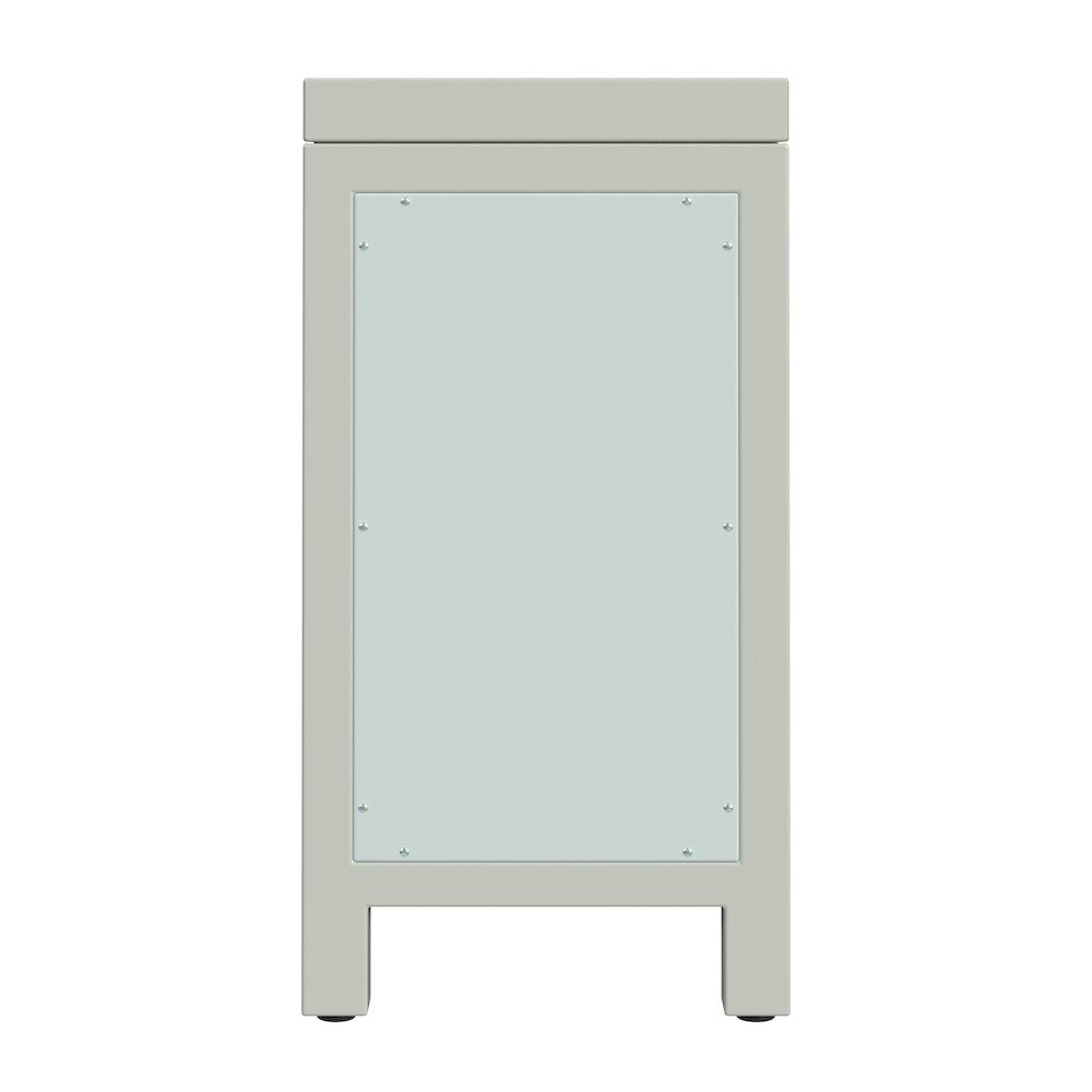 Nora 12 in. W Wood 1 Door End Table with Pull-Out Tray, Sage Green