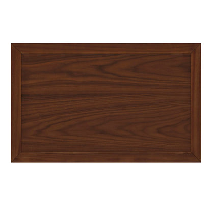27 in. W Rectangular Wood 3 Drawer Tall Nightstand with Open Shelf on Top