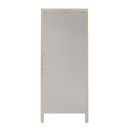 Nora 22 in. W Rectangular Wood 6 Drawer Lingerie Chest, Taupe