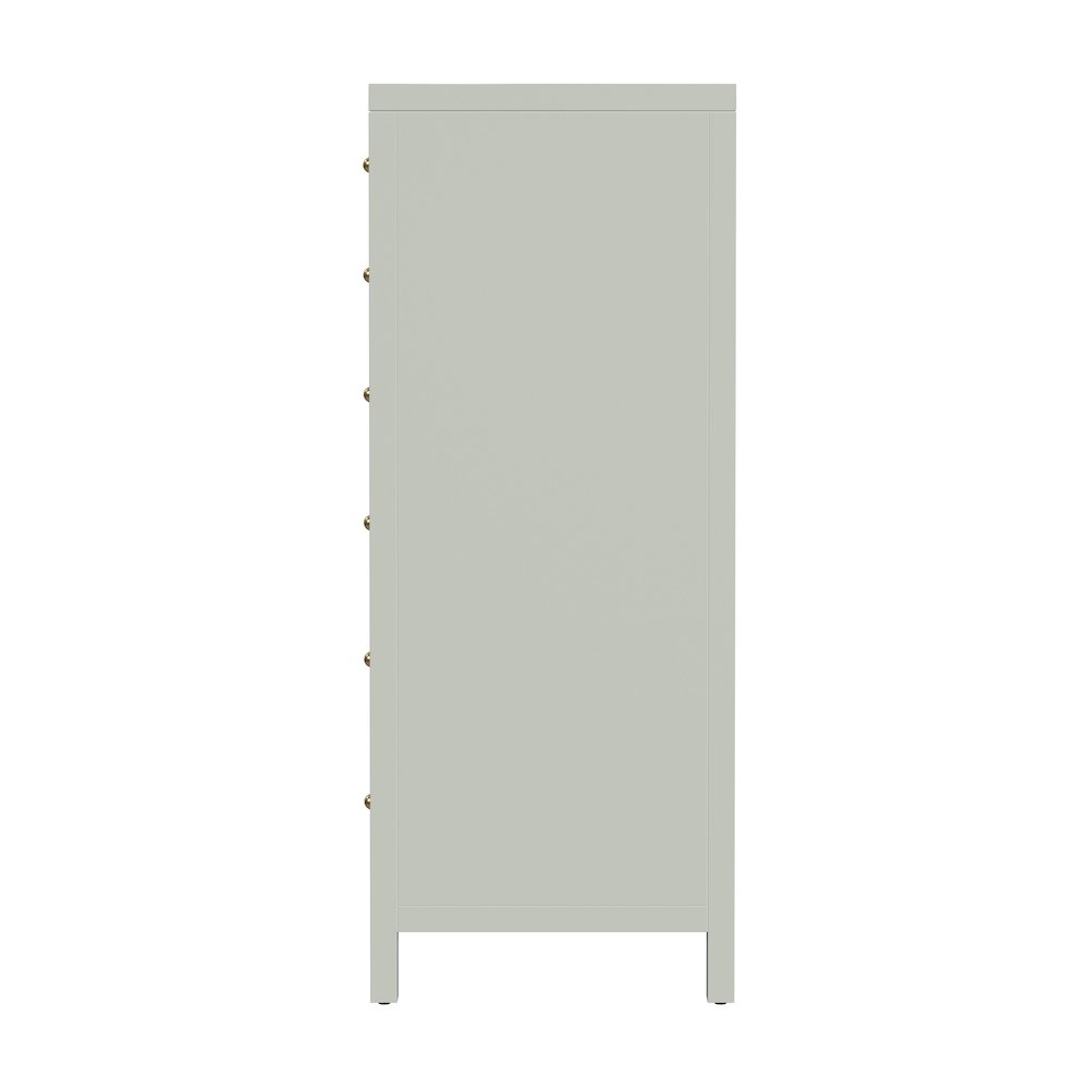 Nora 22 in. W Rectangular Wood 6 Drawer Lingerie Chest, Sage Green