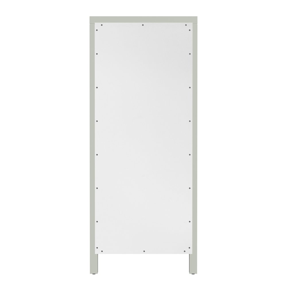 Nora 22 in. W Rectangular Wood 6 Drawer Lingerie Chest, Sage Green