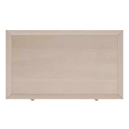 Nora 30 in. W Wood 1 Drawer Wide Nightstand with Shelf, Taupe
