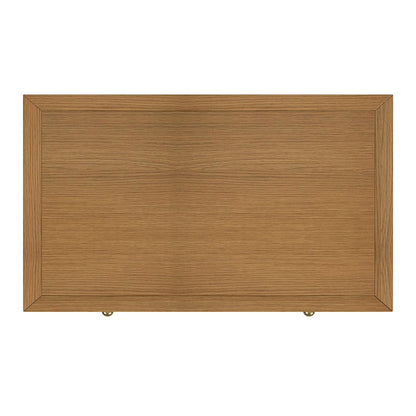 30 in. W Rectangular Wood 1 Drawer Wide Nightstand with Lower Open Shelf