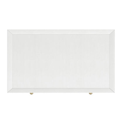 Nora 30 in. W Wood 1 Drawer Wide Nightstand with Shelf, White