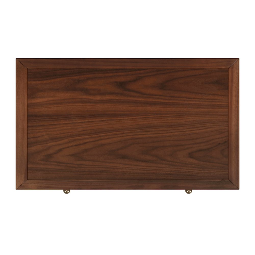 30 in. W Rectangular Wood 1 Drawer Wide Nightstand with Lower Open Shelf
