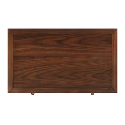 30 in. W Rectangular Wood 1 Drawer Wide Nightstand with Lower Open Shelf