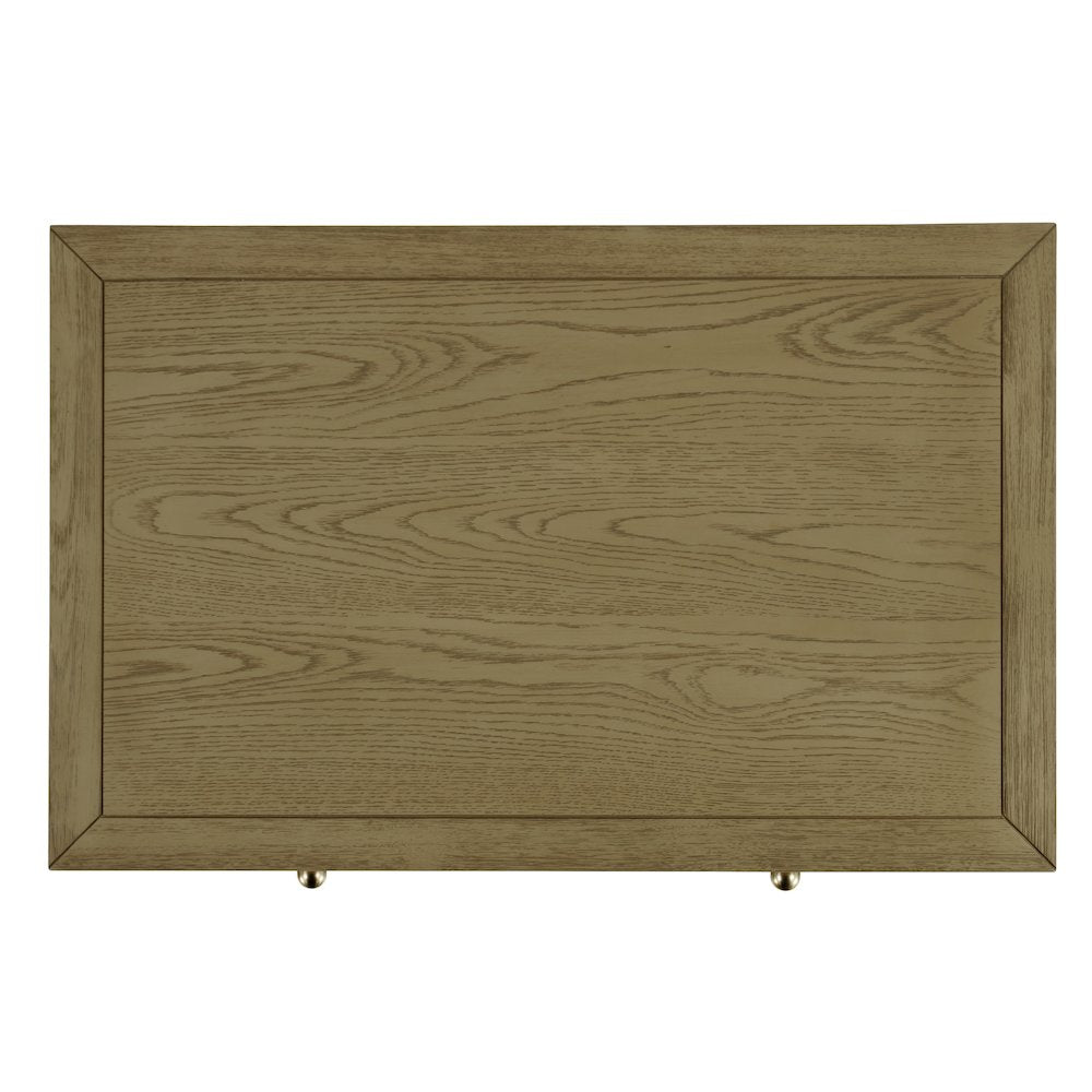 30 in. W Rectangular Wood 1 Drawer Wide Nightstand with Lower Open Shelf