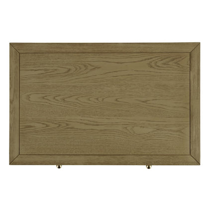 30 in. W Rectangular Wood 1 Drawer Wide Nightstand with Lower Open Shelf