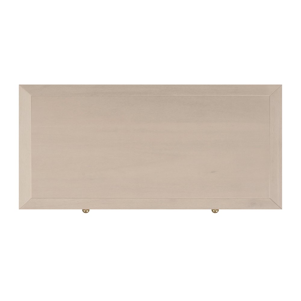 Nora 36 in. W Rectangular Wood 5 Drawer Tall Dresser, Taupe
