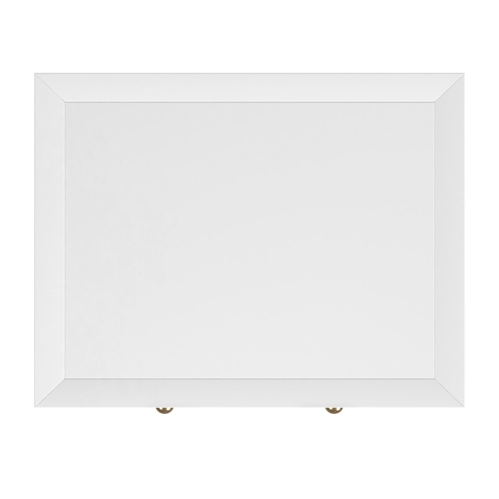 21 in. W Rectangular Wood 1 Drawer Small Nightstand with Lower Open Shelf
