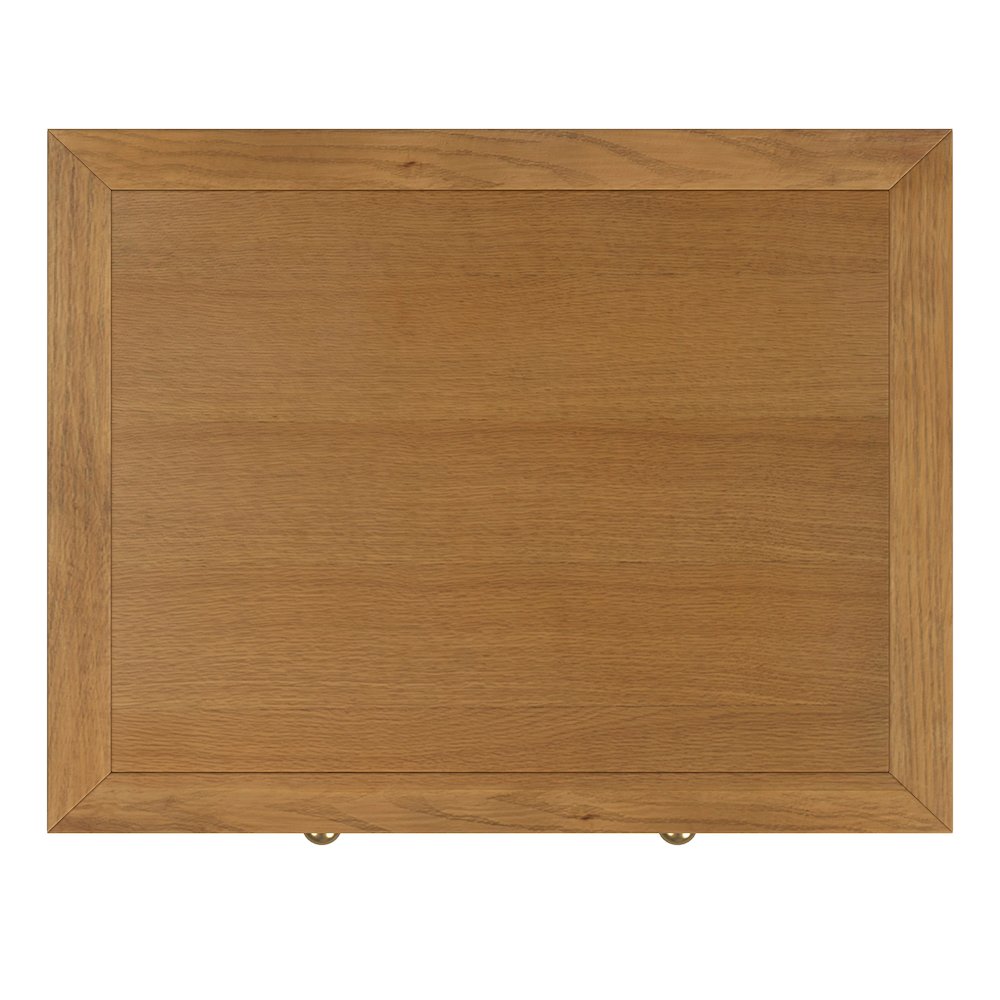 21 in. W Rectangular Wood 1 Drawer Small Nightstand with Lower Open Shelf