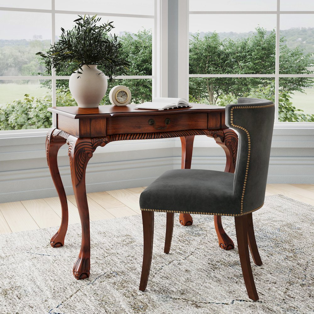 Dupree Writing Desk, Medium Brown