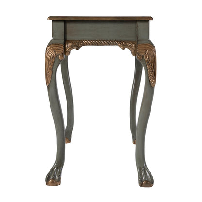 Dupree 35 in. W Wood 1 Drawer Traditional Writing Desk, Pastel Green