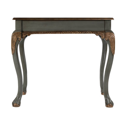 Dupree 35 in. W Wood 1 Drawer Traditional Writing Desk, Pastel Green