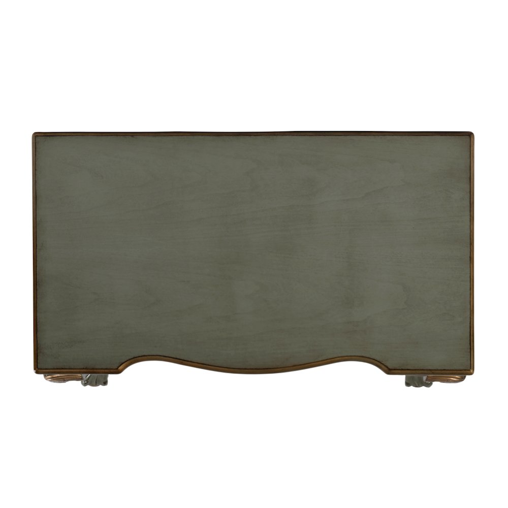 Dupree 35 in. W Wood 1 Drawer Traditional Writing Desk, Pastel Green
