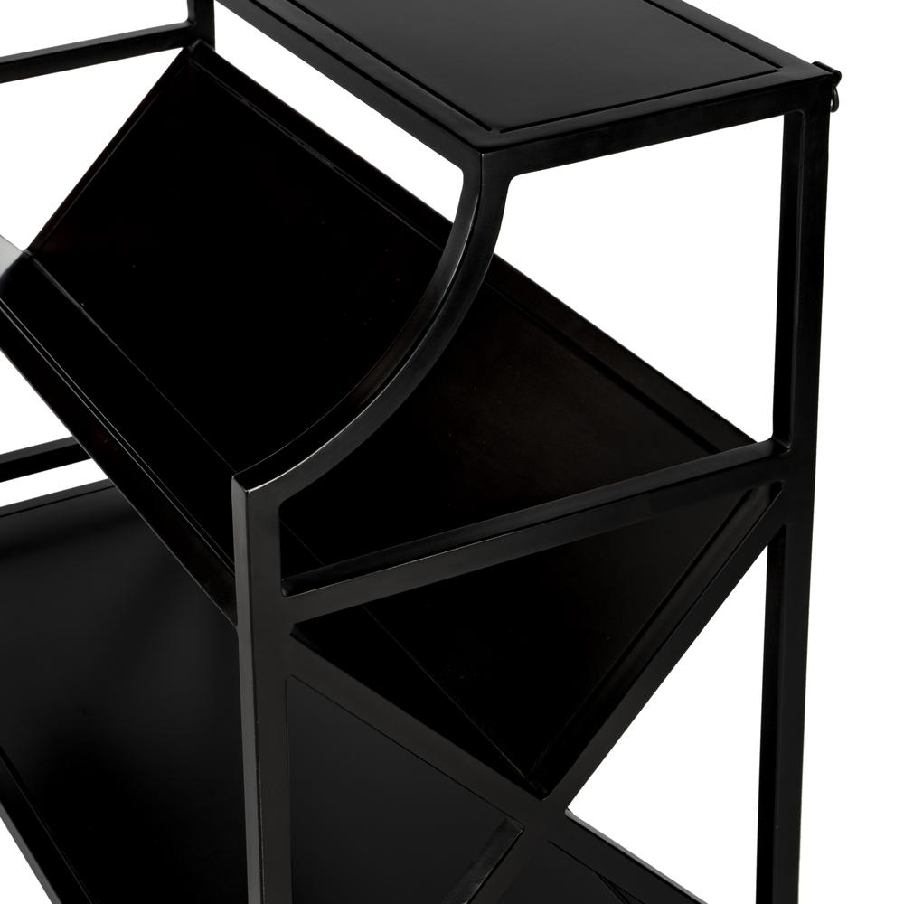 Keats Library 2 Tier 36"W Bookcase, Black