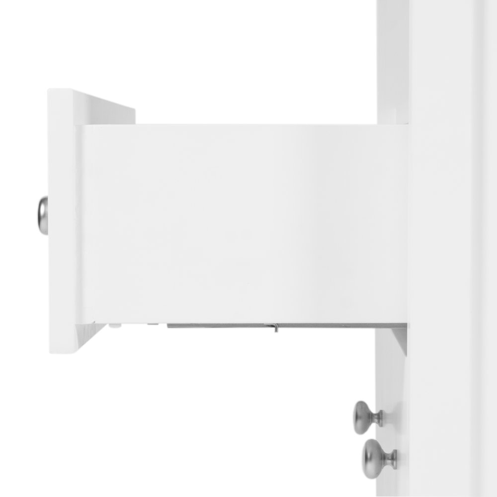 Dana 28 in. W Rectangular Wood 2 Drawer Nightstand, White