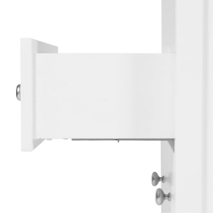 Dana 28 in. W Rectangular Wood 2 Drawer Nightstand, White
