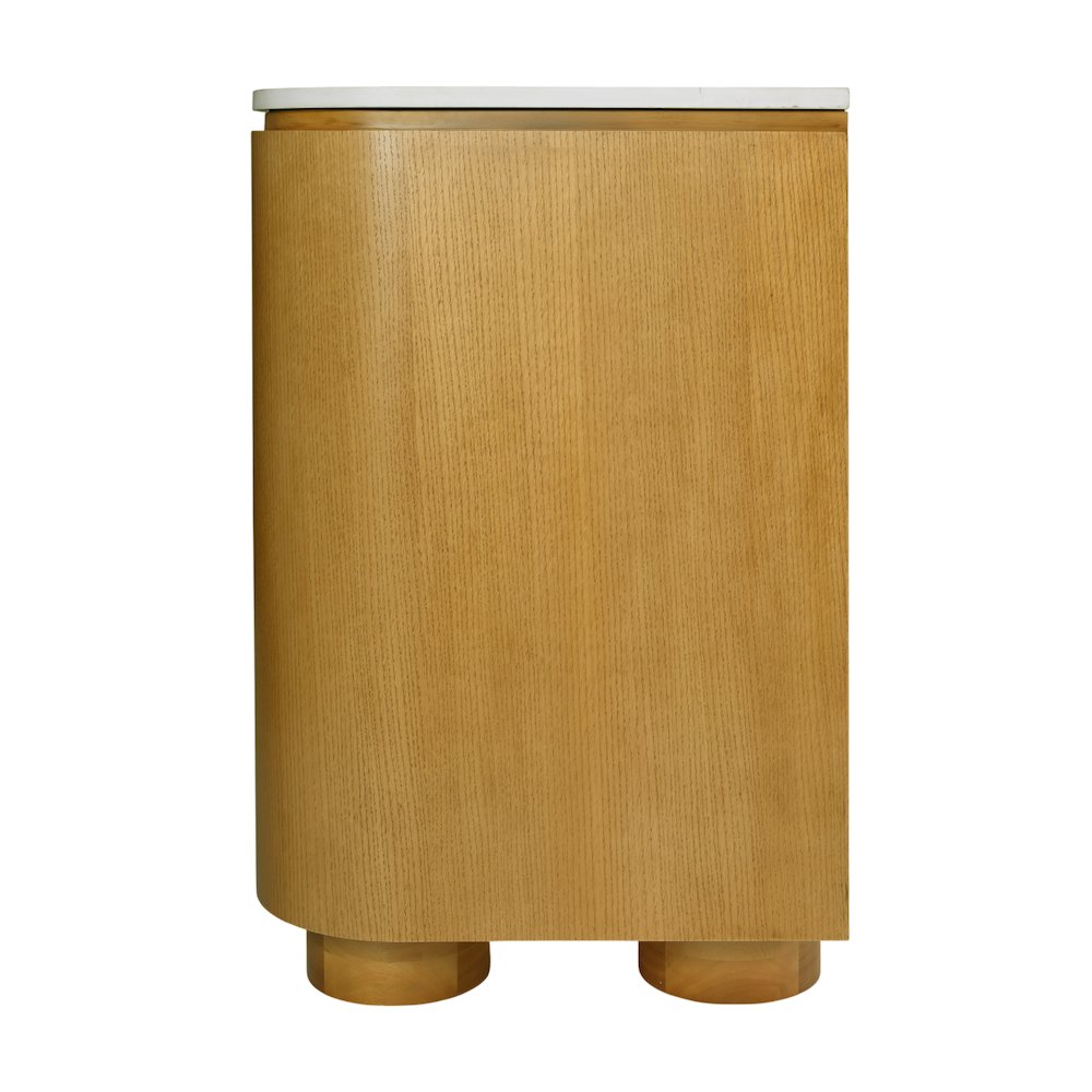 Genoa 60. in. W Quartz 4 Drawer Double Bathroom Vanity, Light Brown