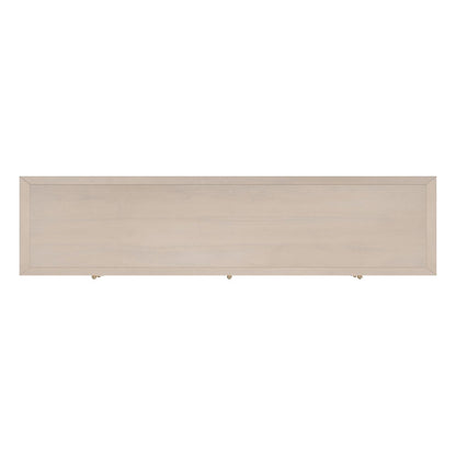 Nora 84 in. W Rectangular Wood 9 Drawer Dresser, Taupe