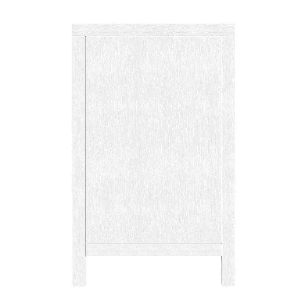 Nora 84 in. W Rectangular Wood 9 Drawer Dresser, White