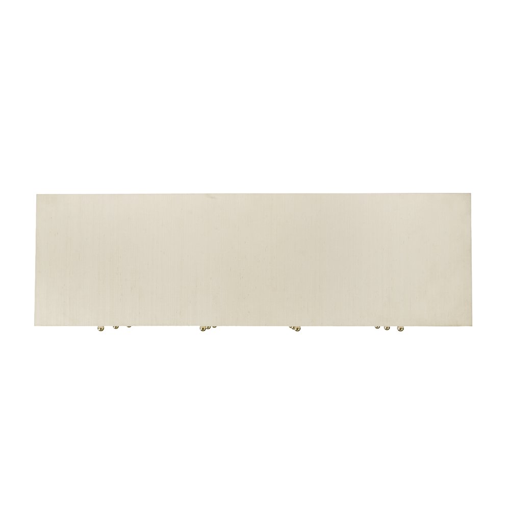 Nora 60 in. W Raffia 6 Drawer Dresser, Beige