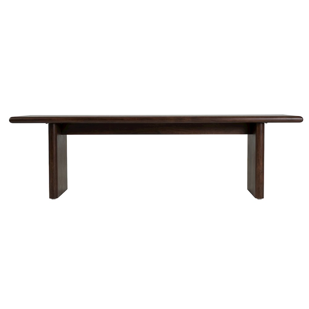Halmstad 64 in. W Wood Dining Bench, Brown