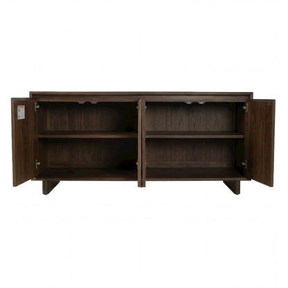 Halmstad 63 in. W Wood Sideboard with Interior Storage, Brown