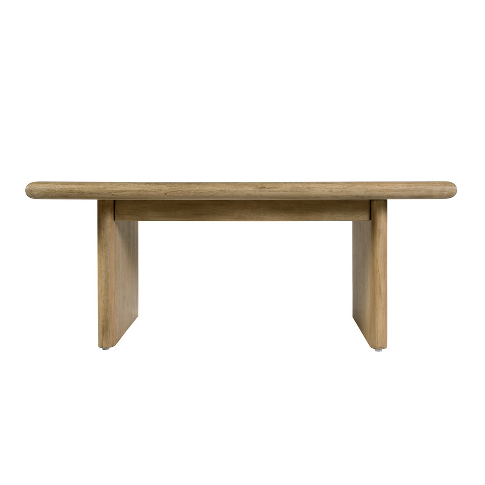 Halmstad 42 in. W Rectangular Wood Coffee Table, Light Brown