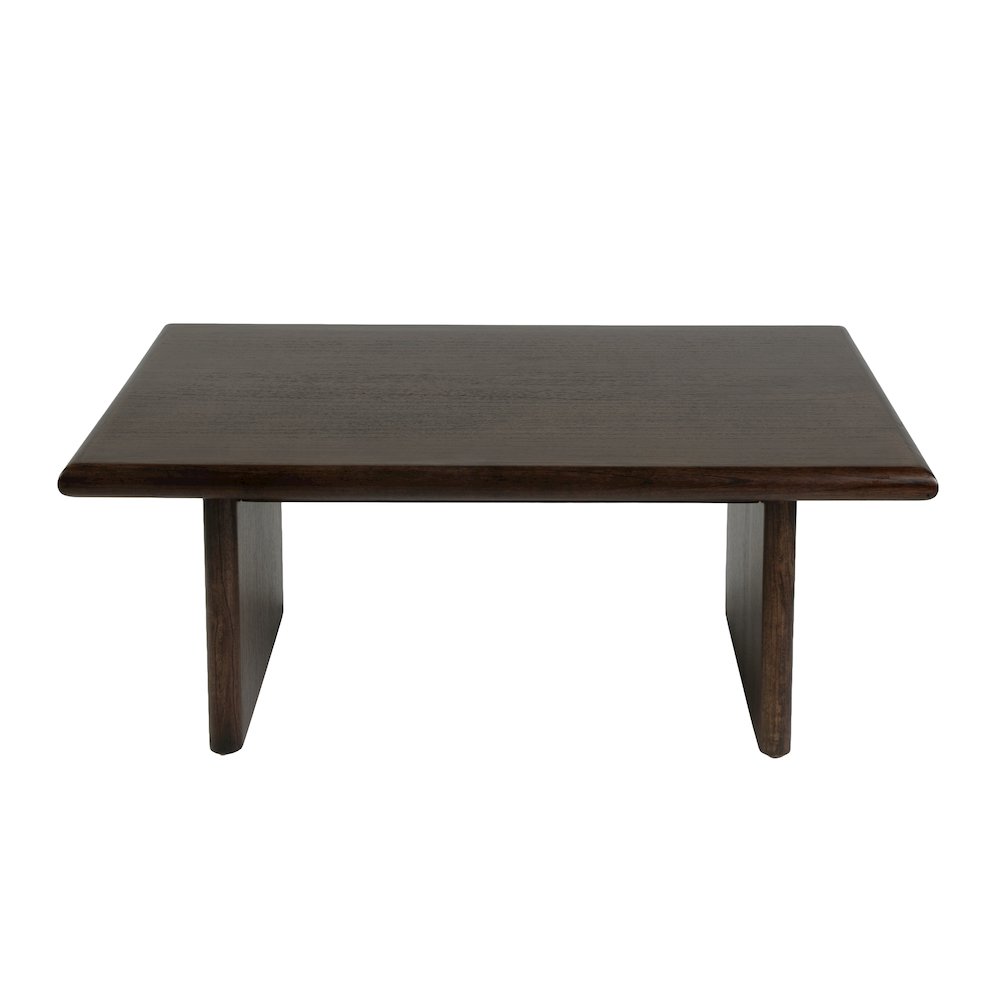 Halmstad 42 in. W Rectangular Wood Coffee Table, Brown