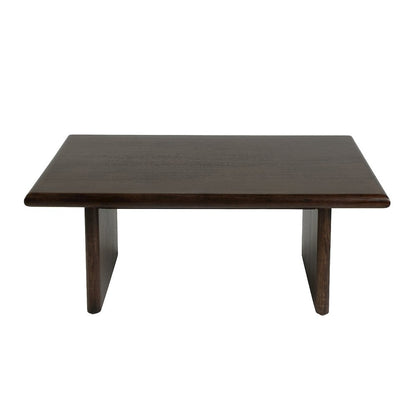 Halmstad 42 in. W Rectangular Wood Coffee Table, Brown