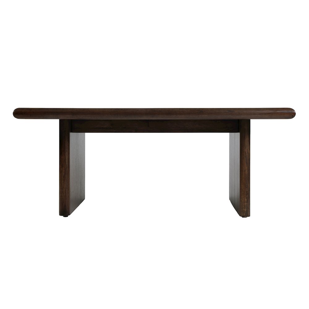 Halmstad 42 in. W Rectangular Wood Coffee Table, Brown