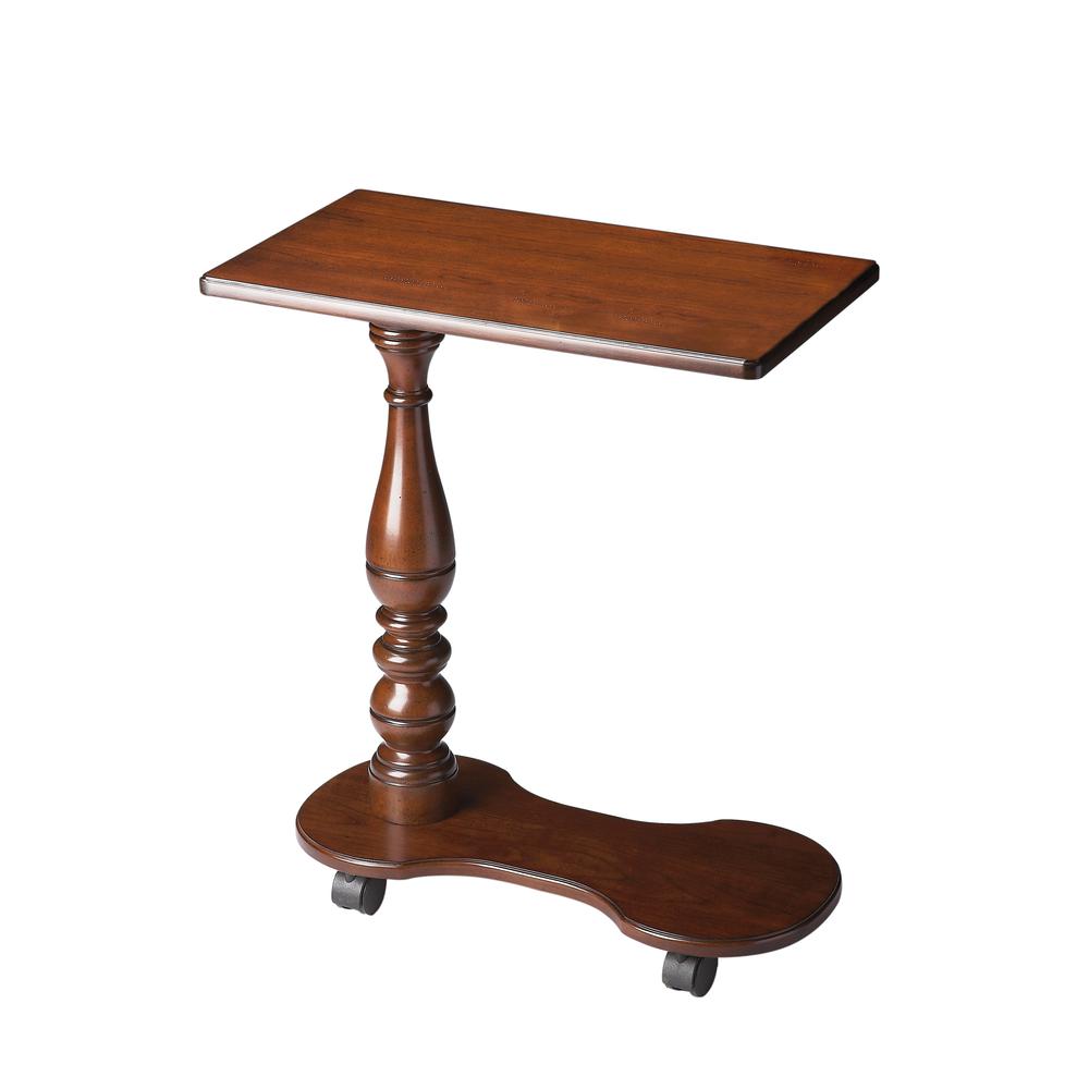 Mabry Mobile Tray Table, Dark Brown
