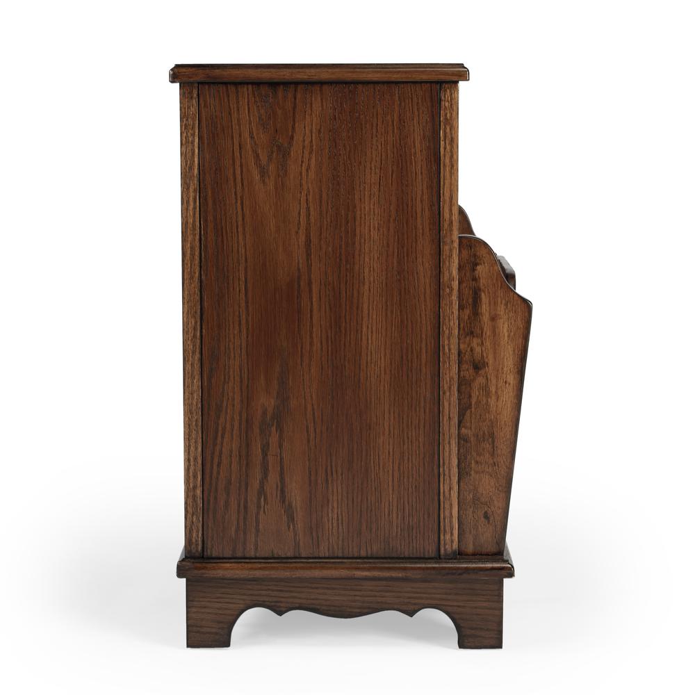 Gregory Side Table, Medium Brown