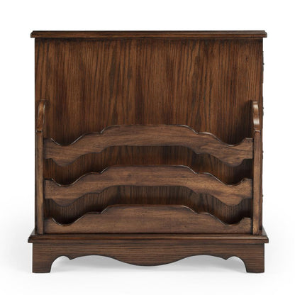Gregory Side Table, Medium Brown