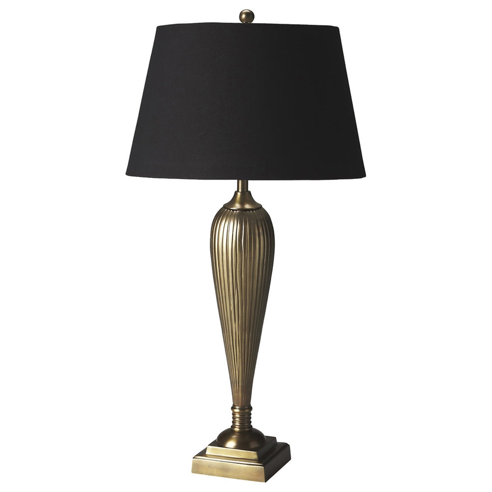 Camila Antique Brass Table Lamp
