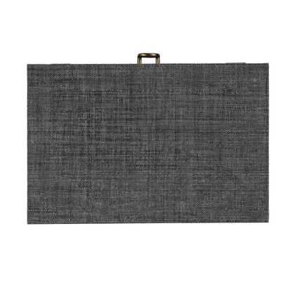 Chatham Raffia Nightstand, Charcoal