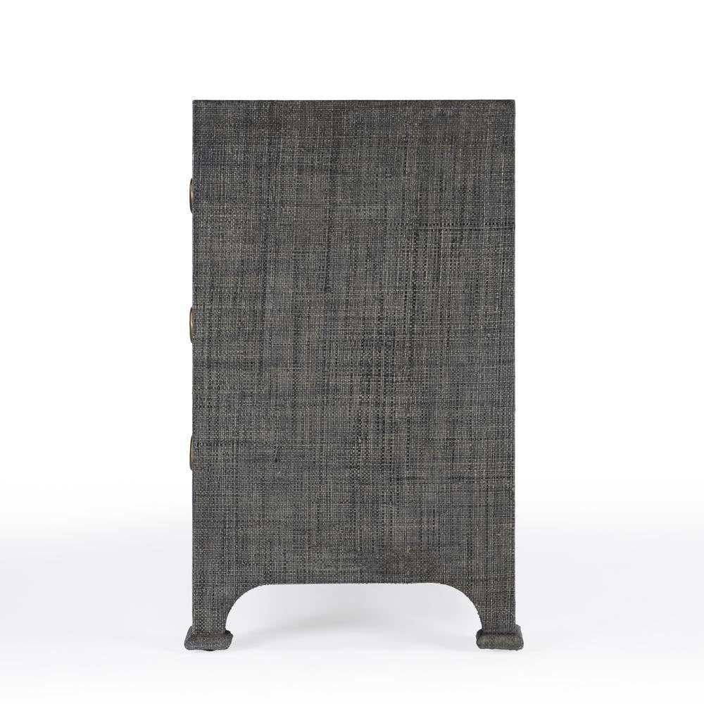 Elegant Gray 6 Drawer Dresser for Women’s Bedroom - Double Dresser
