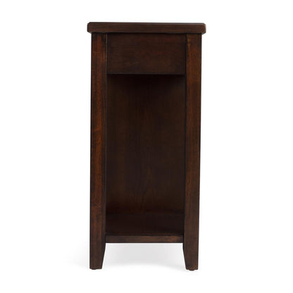 Kelton 4 Drawer Side Table, Dark Brown