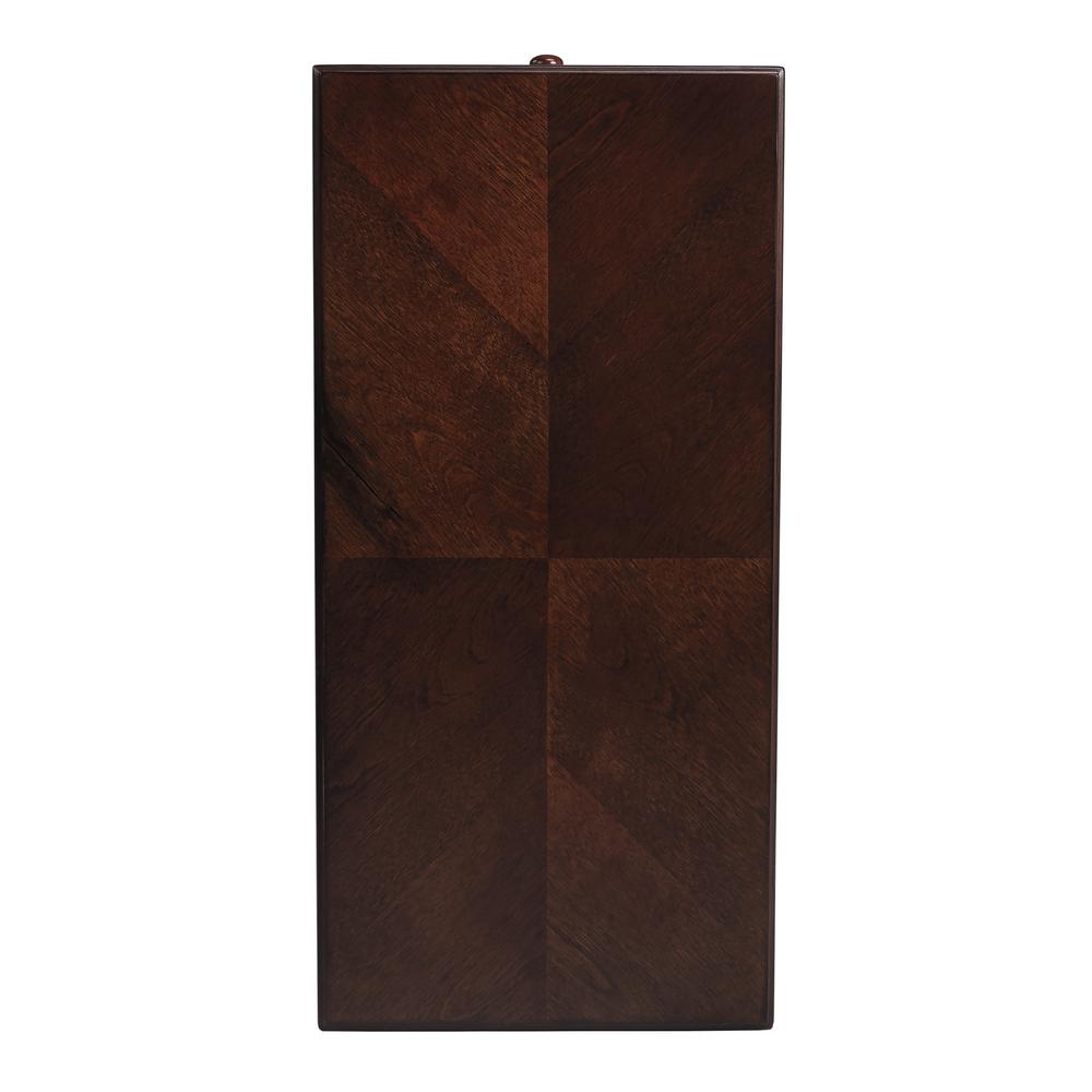 Kelton 4 Drawer Side Table, Dark Brown